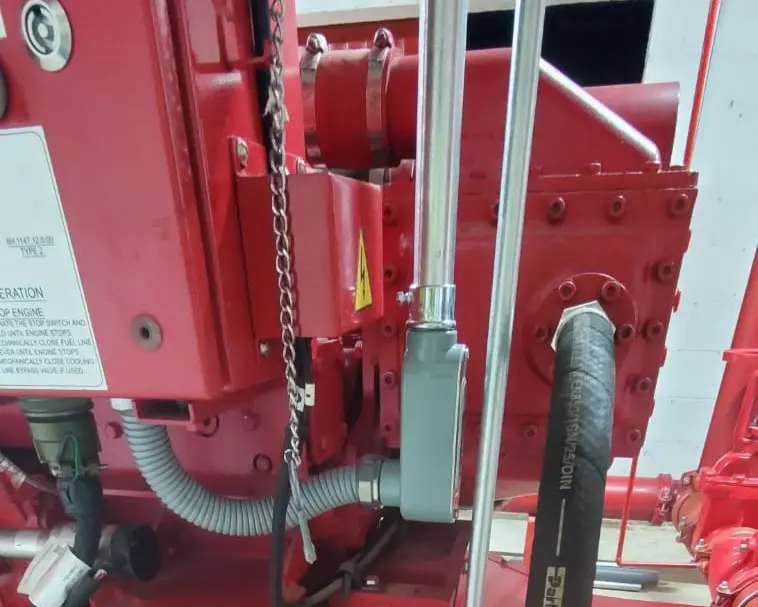 Tuberia interconexion motor